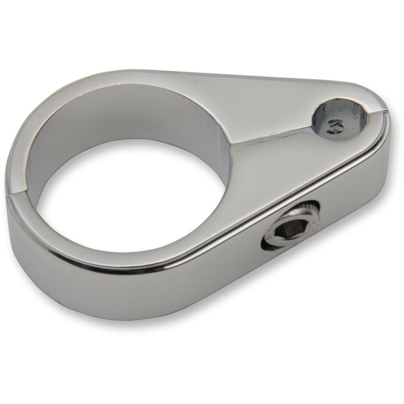 Passe câble simple - Diamètre de serrage 1" (25.4mm) - Harley Davidson - Chromé