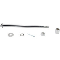 Kit Axe de Roue Arrière - Longeur 12"5/8 - Harley Davidson FXR de 1982 à 1994 - Chromé