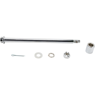 Kit Axe de Roue Arrière - Longeur 13" - Harley Davidson Dyna de 1991 à 1999 - Chromé