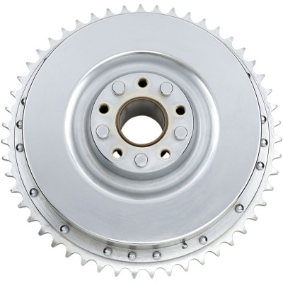 BRAKE DRUM/SPROCKET SET CHROME