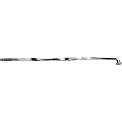 SPOKE SET REAR 9.5" TWISTED STEEL/CHROME FOR 21" WIDE-GLIDE HUB AND DROP-CENTER RIM