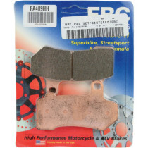 Plaquettes de frein Sport FA409HH - Harley Davidson Touring avant, arrière à partir de 2008, V-Rod 2006/2017 - Métal fritté