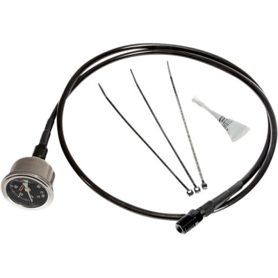 GAUGE OIL PRESSURE M8 BK