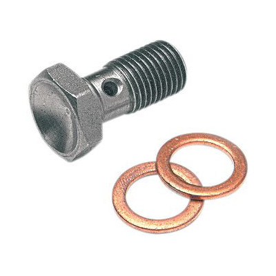 BANJO BOLT SINGLE STAINLESS-STEEL LENGTH 19,8mm 3/8x24 JIC/UNF