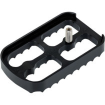 BRAKE PEDAL SERRATED BLACK