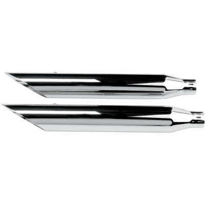 MUFFLERS 3" HP-PLUS SLIP-ON SLASH CUT CHROME