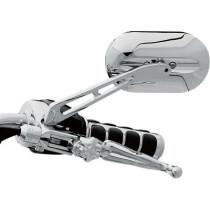 Rétroviseurs Kuryakyn Magnum Plus - Large - Harley Davidson - Chromé