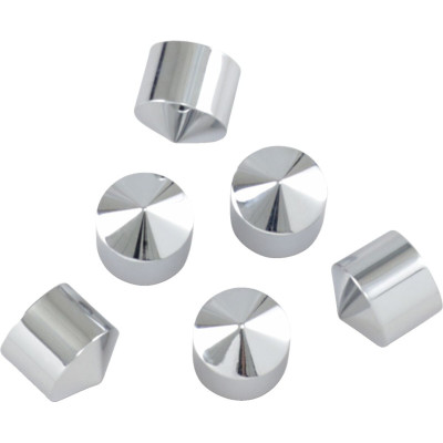 ROCKER BOX BOLT COVERS CHROME