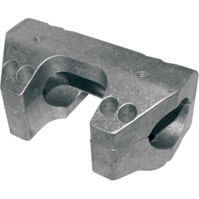 RAW FINISHED CLAMP SET FOR 1 1/2" HANDLEBARS HD