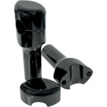RISERS SMOOTHR FOR 1" HANDLEBARS 4" RISE BLACK UNIVERSAL