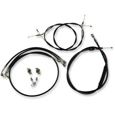 12-14" APE CABLE KIT BLACK COATED FOR ABS MODELS HD
