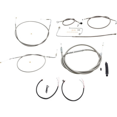 HANDLEBAR CABLE/BRAKE & CLUTCH LINE/WIRE KITS AND COMPONENTS / STAINLESS STEEL / NATURAL