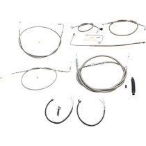 HANDLEBAR CABLE/BRAKE & CLUTCH LINE/WIRE KITS AND COMPONENTS / STAINLESS STEEL / NATURAL