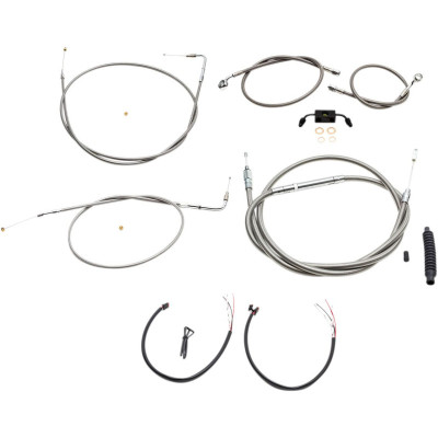HANDLEBAR CABLE/BRAKE & CLUTCH LINE/WIRE KITS AND COMPONENTS / STAINLESS STEEL / NATURAL