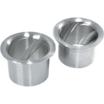 Cônes Anti Réversion LA Choppers Vortex - Pour collecteur 1-3/4" à 2" - Harley Davidson - Inox