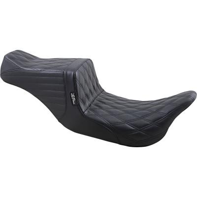 Selle Le Pera Tailwhip - Harley Davidson Touring à partir de 2008 - Noir Double Diamond