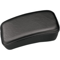 PILLION PAD LARGE NAUGAHYDE SMOOTH BLACK
