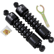 Amortisseurs standard Progressive Serie 412 - Hauteur 12.5" - Pour Harley Davidson Dyna à partir de 1991 - Noir