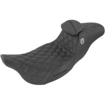 Selle SDC Pro Series Performance Gripper avec dosseret - Touring à partir de 2008 - Noir avec surpiqûres