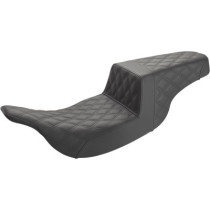 Selle Saddlemen Step Up - Lattice stitch - Harley Davidson Touring de 1997 à 2007 - Noir