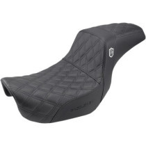 Selle Saddlemen SDC Pro - Harley Davidson Dyna à partir de 2006 - Noir surpiqures noir