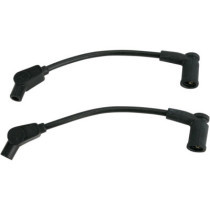 Fils de bougies - 8 mm - Harley Davidson Softail Rocker C de 2008 à 2011 et Breakout de 2013 à 2016 - Noir