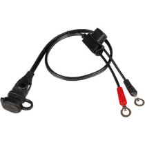 Connecteur Universel Optimate 12V avec fusible 15A - Longueur 508 mm