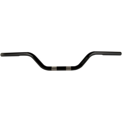 Guidon Mid Bend Thrashin - 4" - Diamètre 1" - 30" de large - Hauteur 4" - Pré-percé - Pour accélérateur électronique - Noir