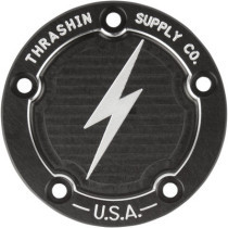 COVER POINT 5-HOLE DISHED BLACK