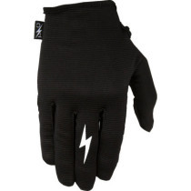 GLOVES STEALTH LEATHER PALM BLACK X-LARGE