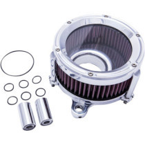 AIR CLEANER KIT ASSAULT CHARGE HIGH-FLOW TBW ALUMINUM CHROME