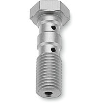 DOUBLE BANJO BOLT, M10X1.25, ALUMINIUM, SILVER