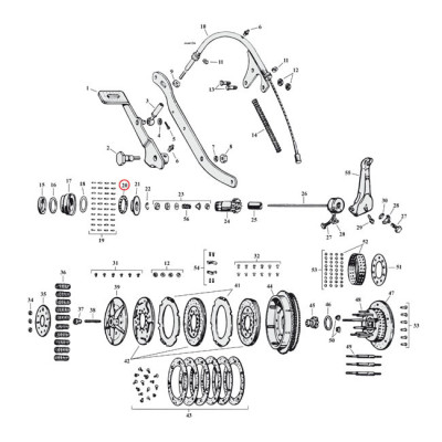 THRUST BEARING, TRANSM.