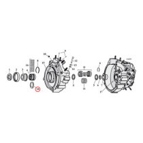Sprocket shaft bearing spacer shim .096"