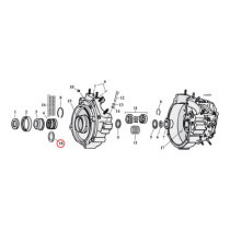 Sprocket shaft bearing spacer shim .094"
