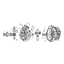 Pinion shaft bearing. Green