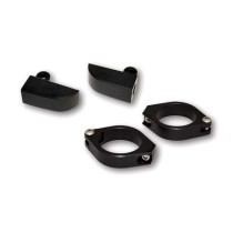 Paco, turn signal fork mount kit. 35-37mm. Black