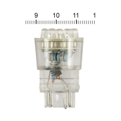 LED wedge taillight/turn signal bulb diese 3157 base. White light