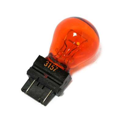 Wedge turn signal bulb  diese 3157 base. Amber light