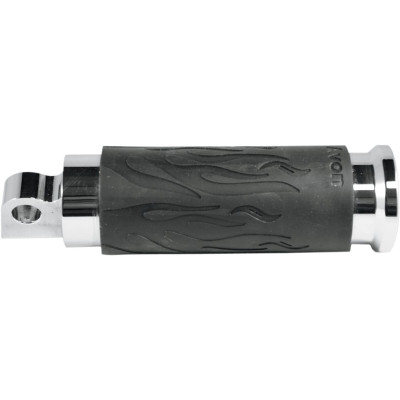 FOOT PEG FOLDING FLAME CHROME