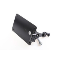 Support de plaque latérale CULT WERK avec éclairage LED - Harley Davidson Sportster à partir de 1986 - Noir