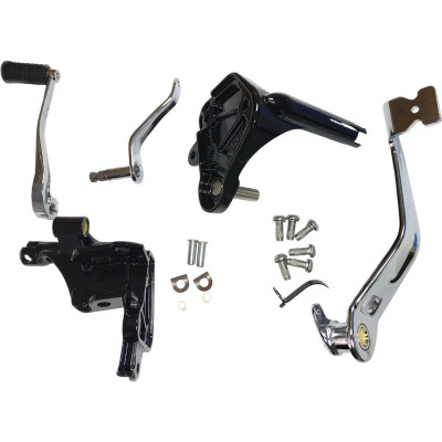 Forward Control Kit for Twin Cam Softail Black Powder Coated