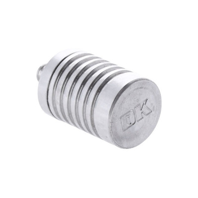 DK Custom Products, 4 stage billet catch can. Clear