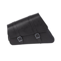 Sacoche latérale de bras oscillant - 6.5L - Harley Davidson Sportster - En Cuir noir