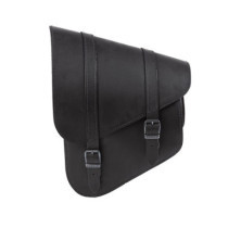Sacoche de bras oscillant - 9L - Gauche - Harley Davidson Softail à partir de 2018 - Cuir noir