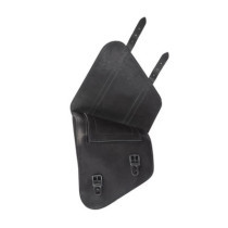 Sacoche de bras oscillant - 9L - Gauche - Harley Davidson Softail à partir de 2018 - Cuir noir