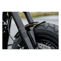 Caches tubes de fourche inférieurs - Softail Fat Bob à partir de 2018 - Noir brillant