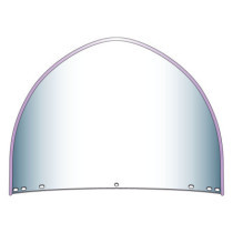 National Cycle, ''peaked'' top window beaded. 1949 style