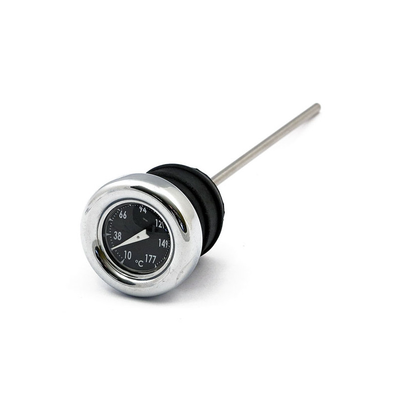 TBUOIUE Oil Dipstick For Sportster For XL 883 1200 48 2004-2021 Motocycle Accessories Oil Dipstick Filler Temperature Tank Cap
