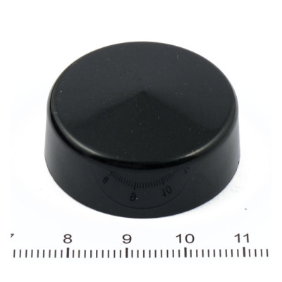 Smoothtopps push-on bolt covers 5/8" hex bolts/nuts. Black